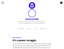 Tablet Screenshot of falonfatemi.com